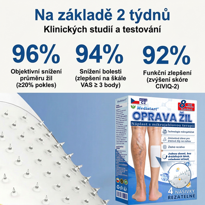 🌿✅ Medistart® VeinRepair Microneedle Care Patch ⚡ Okamžitá úleva, dlouhodobé výsledky