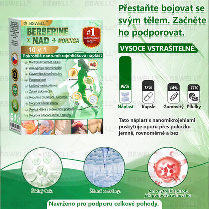 🍀🍀BSWELL® Nano mikrovpichová zeštíhlující náplast✨(Stačí použít pouze jednou denně – viditelné změny již za 28 dní) ✅Bezbolestná, dlouhotrvající, zaměřená na řešení cukrovky, obezity a kardiovaskulárních onemocnění