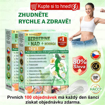🍀🍀BSWELL® Nano mikrovpichová zeštíhlující náplast✨(Stačí použít pouze jednou denně – viditelné změny již za 28 dní) ✅Bezbolestná, dlouhotrvající, zaměřená na řešení cukrovky, obezity a kardiovaskulárních onemocnění