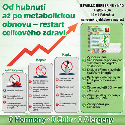 🍀🍀BSWELL® Nano mikrovpichová zeštíhlující náplast✨(Stačí použít pouze jednou denně – viditelné změny již za 28 dní) ✅Bezbolestná, dlouhotrvající, zaměřená na řešení cukrovky, obezity a kardiovaskulárních onemocnění