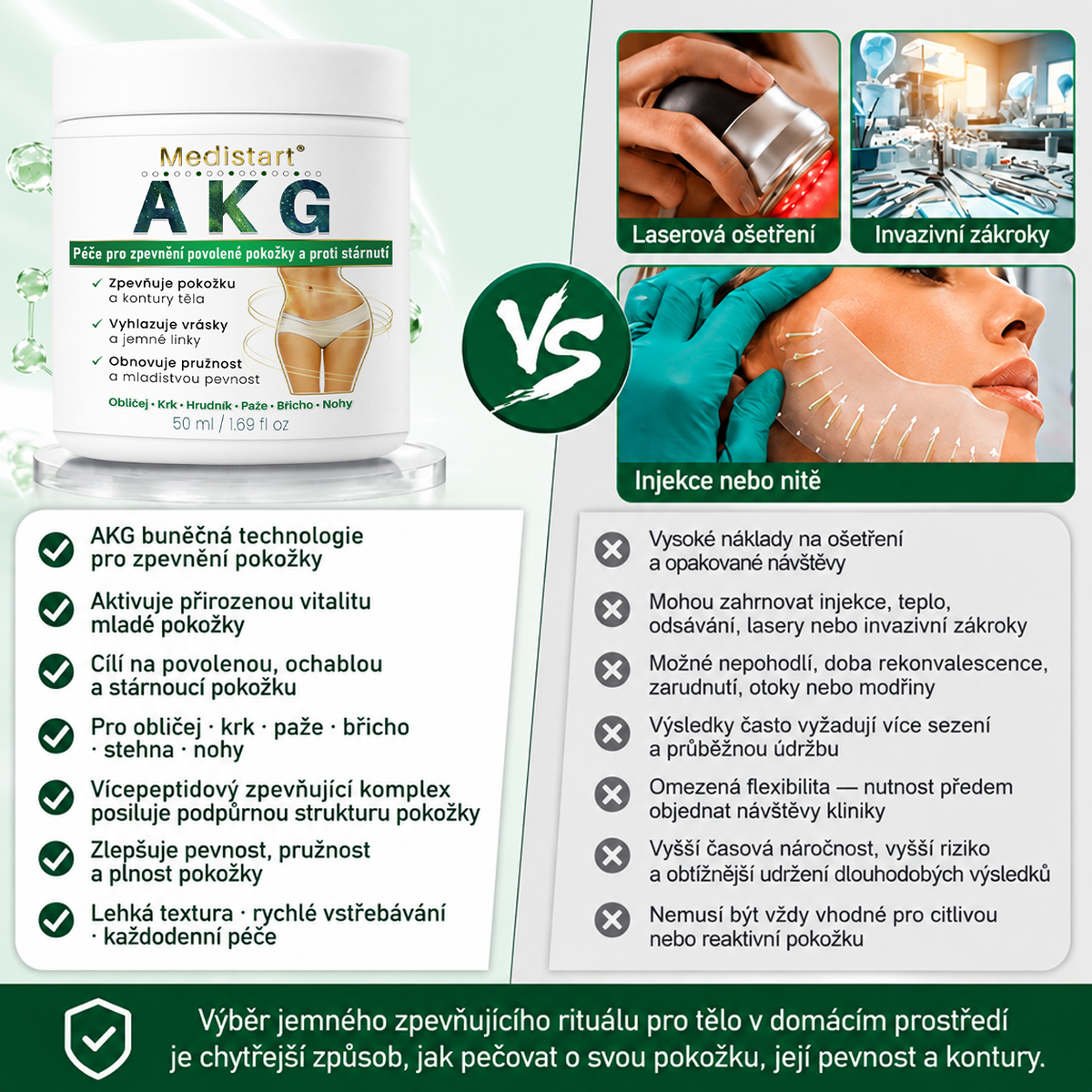 🍃🍃Medistart® AKG ZPEVŇUJÍCÍ PÉČE O PLEŤ & PROTI STÁRNUTÍ