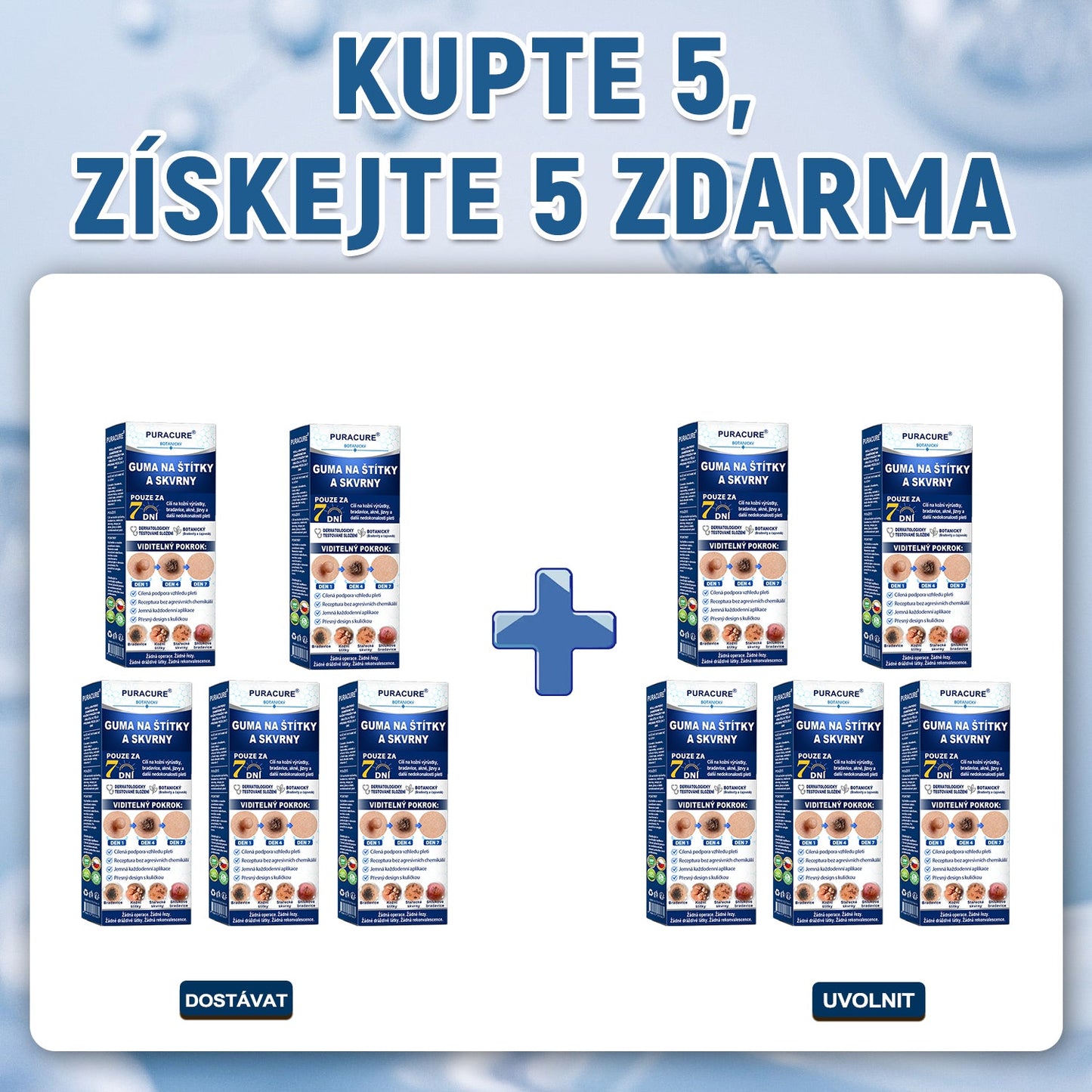 🍃PuraCure® 👩‍⚕️ 𝟕denní Pero na Odstranění Kožních Výrůstků a Skvrn – Bezbolestné Odstranění bez Jizev, Profesionální Roller aplikátor